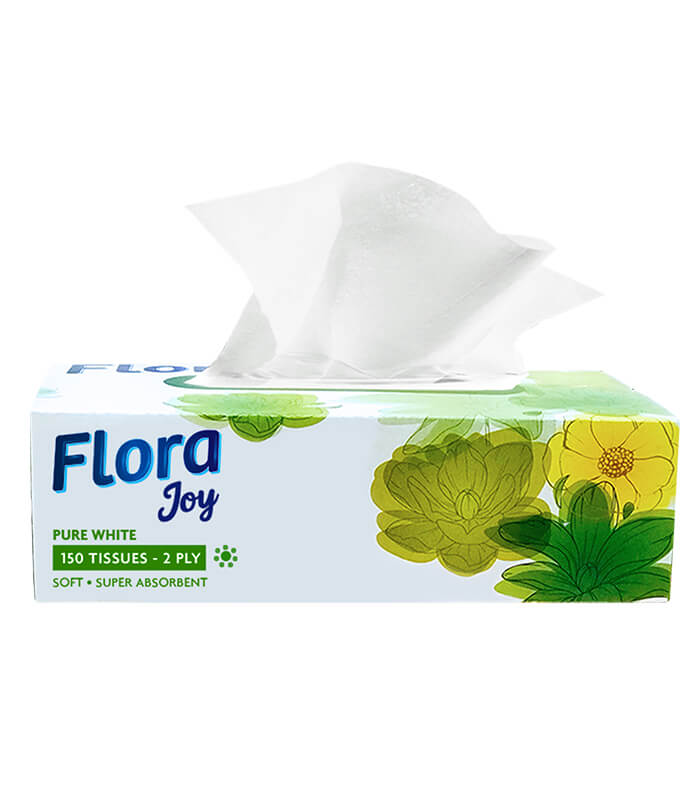 Flora Joy Facial Tissue : 2PLY